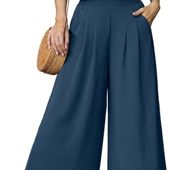 Elegant Blue Wide Leg set in like new condition- So cute!! - Picture 11 of 12